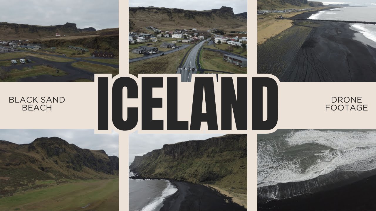 ICELAND FROM ABOVE | Black Sand Beach & Glacial Diamonds 4K 2026