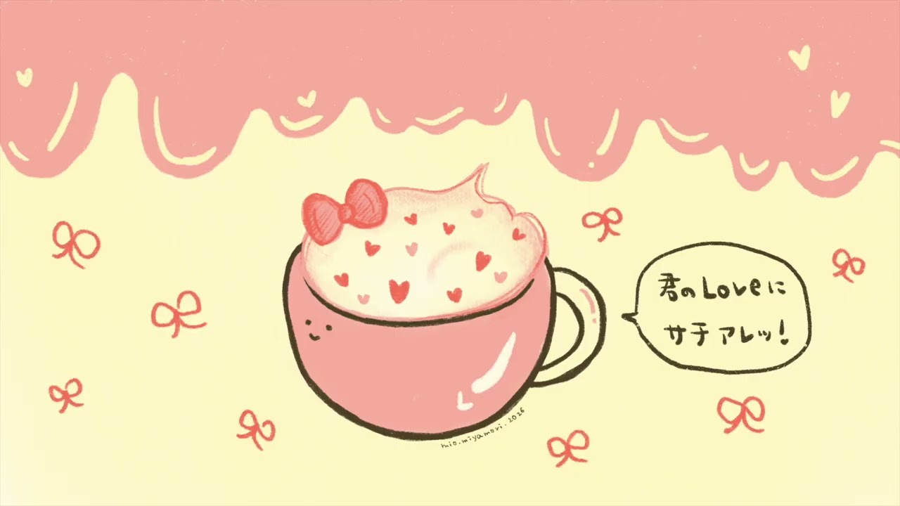 【カフェBGM 30分】君のLOVEに幸アレ🫰💕いちごチョコクリームラテ🍓🥛｜ピアノ演奏｜リラックス・勉強用に☕️