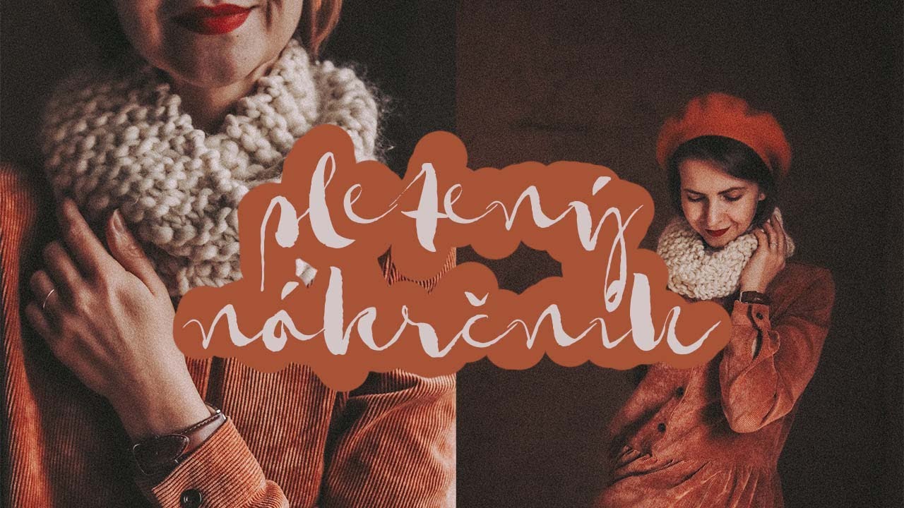 Pletený nákrčník / DIY