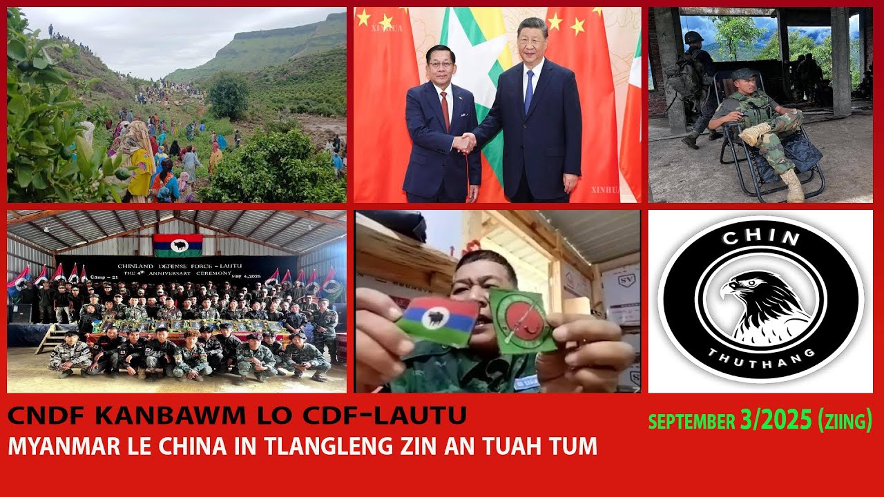 September 3 Zing - CNDF Kanbawm Lo CDF-Lautu. Sudan Ram Leicim Ah Minung 1000 Tlun An Thi...