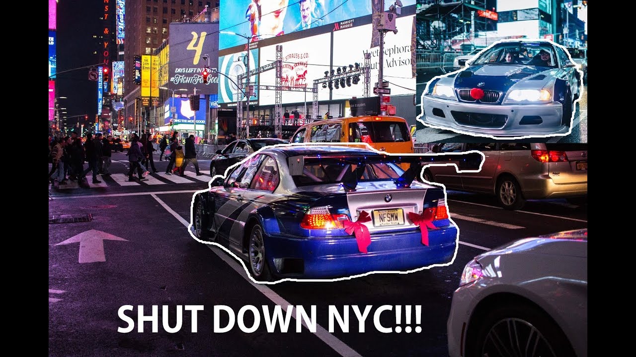 NFS M3 GTR ЗАКРЫВАЕТ ТАЙМС-СКВЕР!!!