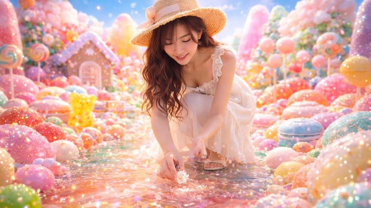 I Found a Rare Crystal Candy in a Jelly World: ASMR Survival!