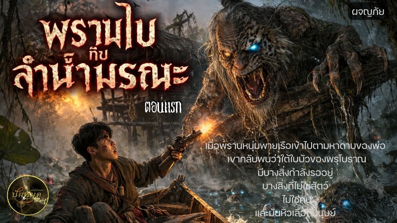 พรานใบกับลำน้ำมรณะ#อาถรรพ์ป่า#ตำนานป่าไทย#เรื่องเล่าชวนขนลุก#ตำนานพราน#ป่าลึก