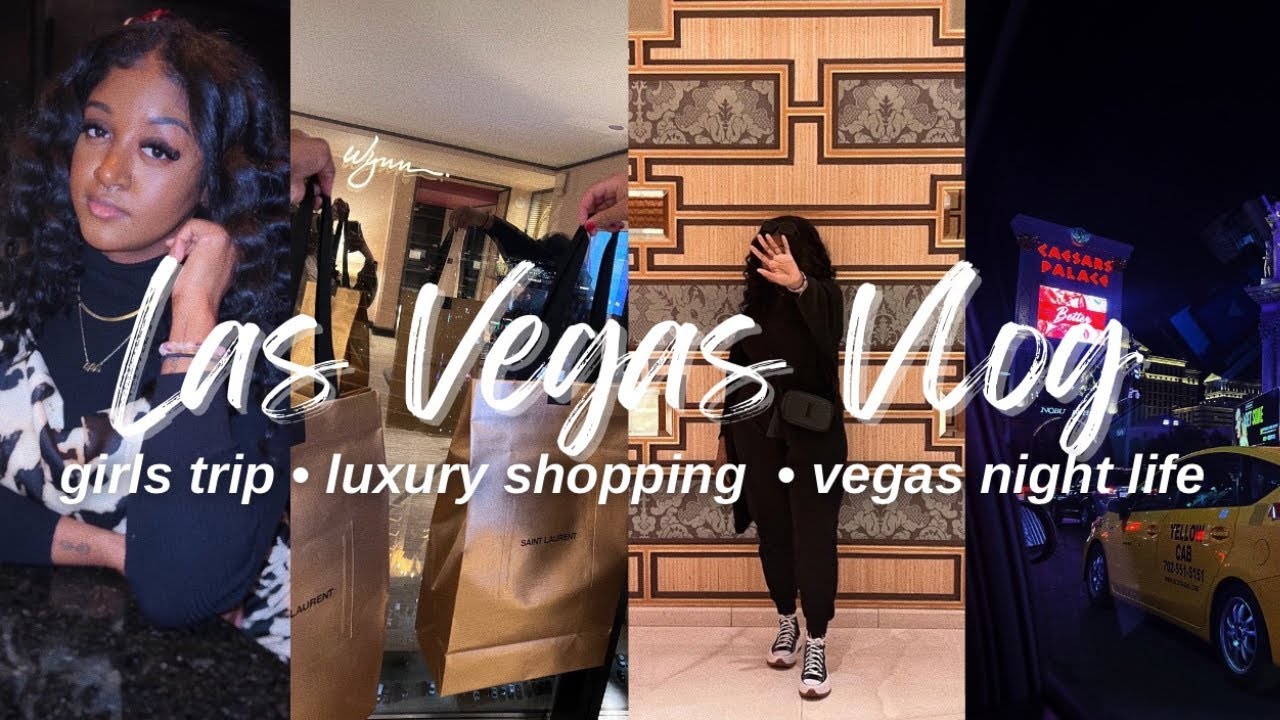 LAS VEGAS VLOG: girls trip, luxury hotel, magic mike live, buying my first designer bag + more!