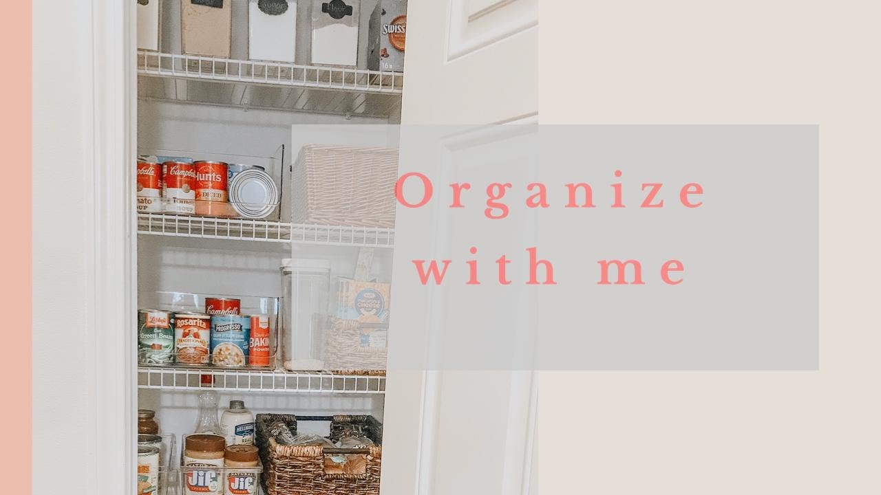 SMALL PANTRY MAKEOVER  WITH ME | HOW TO ORGANIZE A PANTRY & CLEAN WITH ME | jozlyn harris