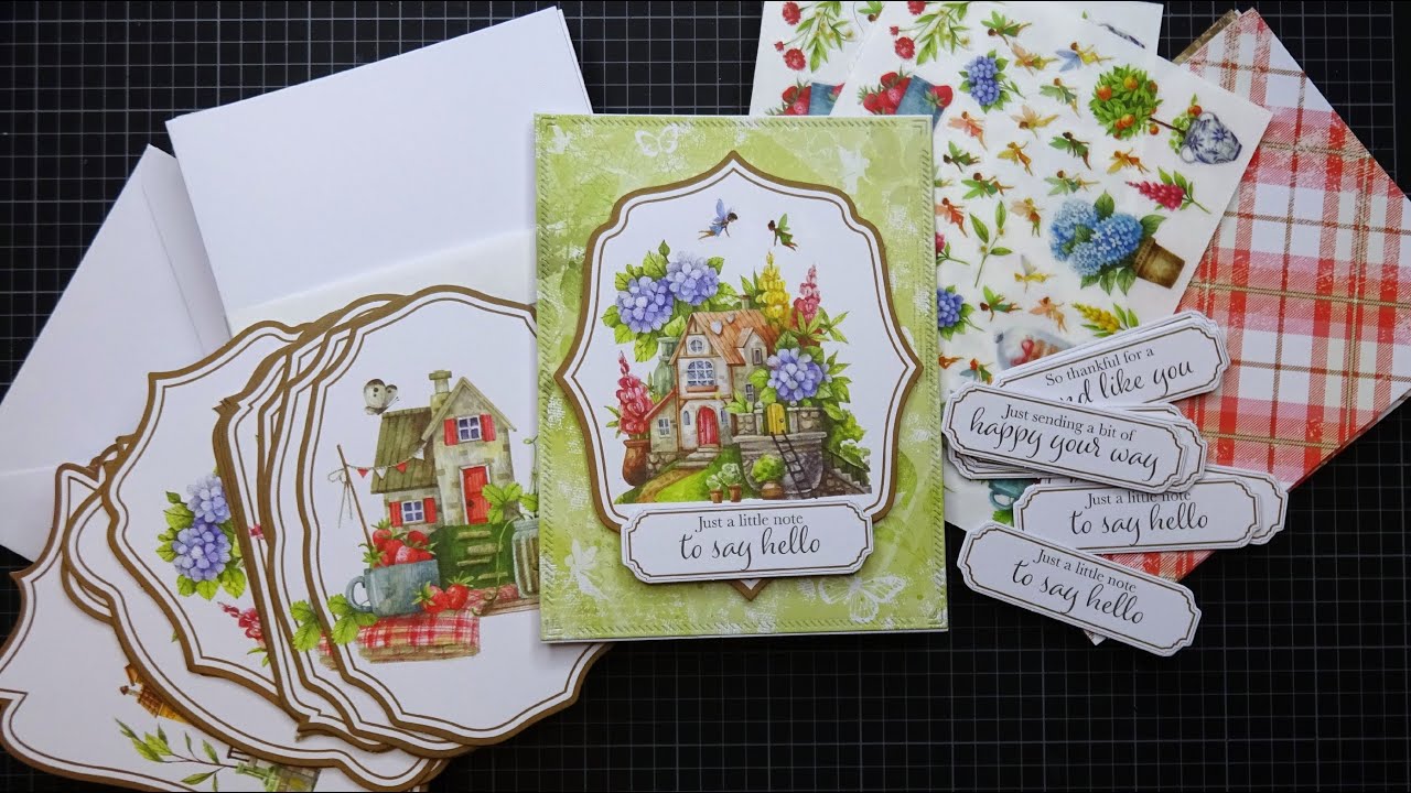 Выпуск HSN! Обзор набора открыток LDRS Creative Fairytale Garden! Создавайте свои очаровательные ...