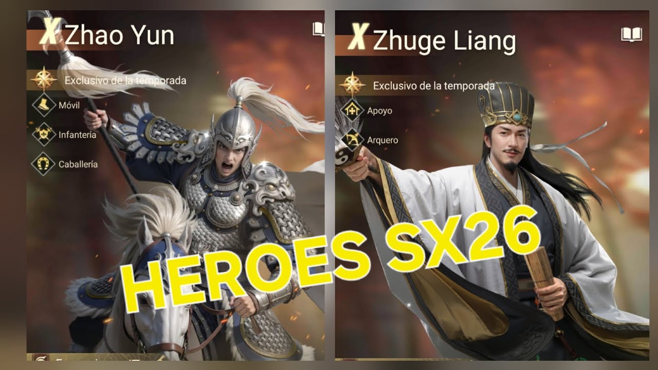 Heroes sx26 habilidades, opiniones, combinaciones. #riseofcastles 
