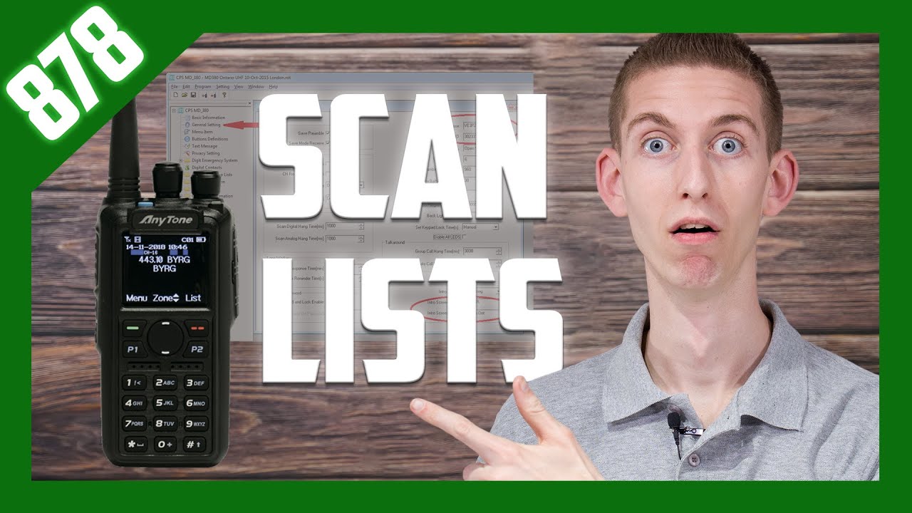 How to Make a Scan List on an AnyTone DMR Radio | DMR for Beginners