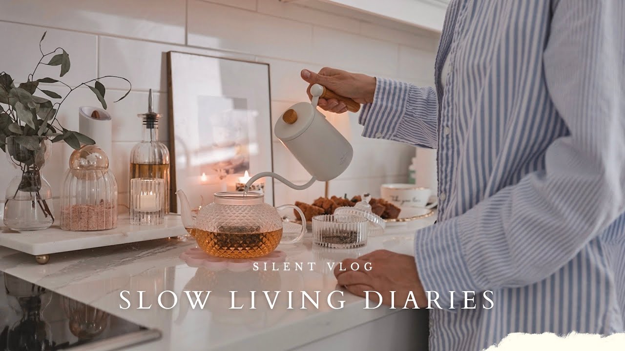 How I Start My Day at 5 AM / Self-care day, alone time, healthy habits / Cozy Baking & Cooking