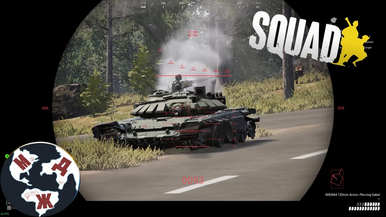 Нарезка моментов в Squad! #26(Сервер МДЖ) 4K