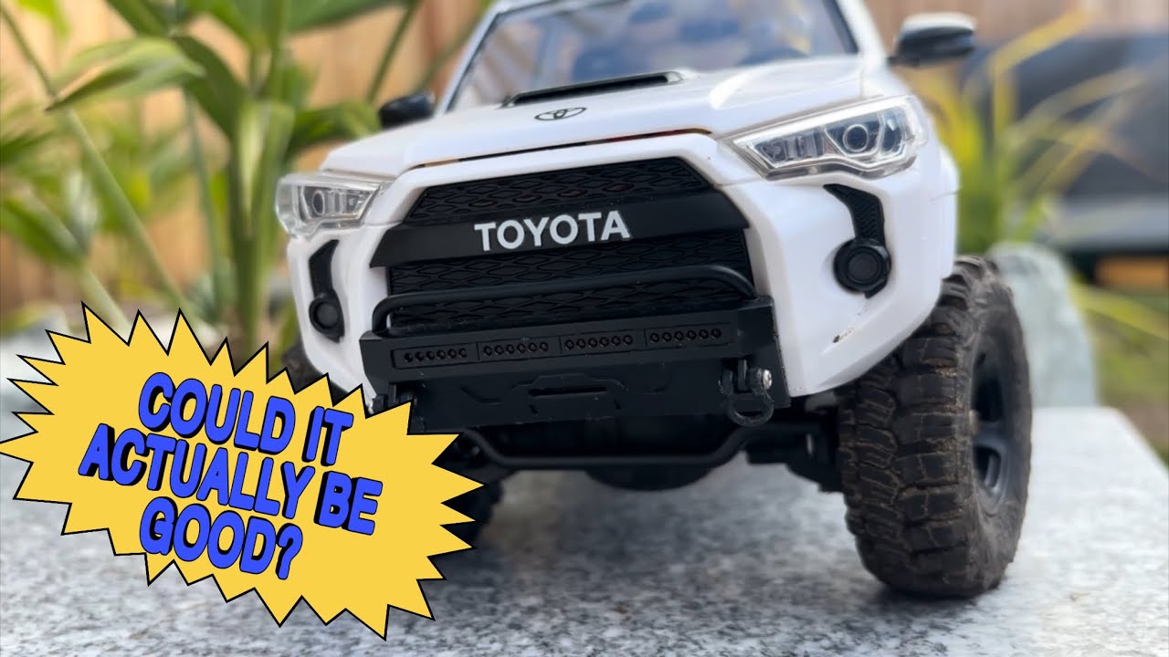 Радиоуправляемая машина TOYOTA 4RUNNER 1/18 превращается в способного гусеничного транспортера!