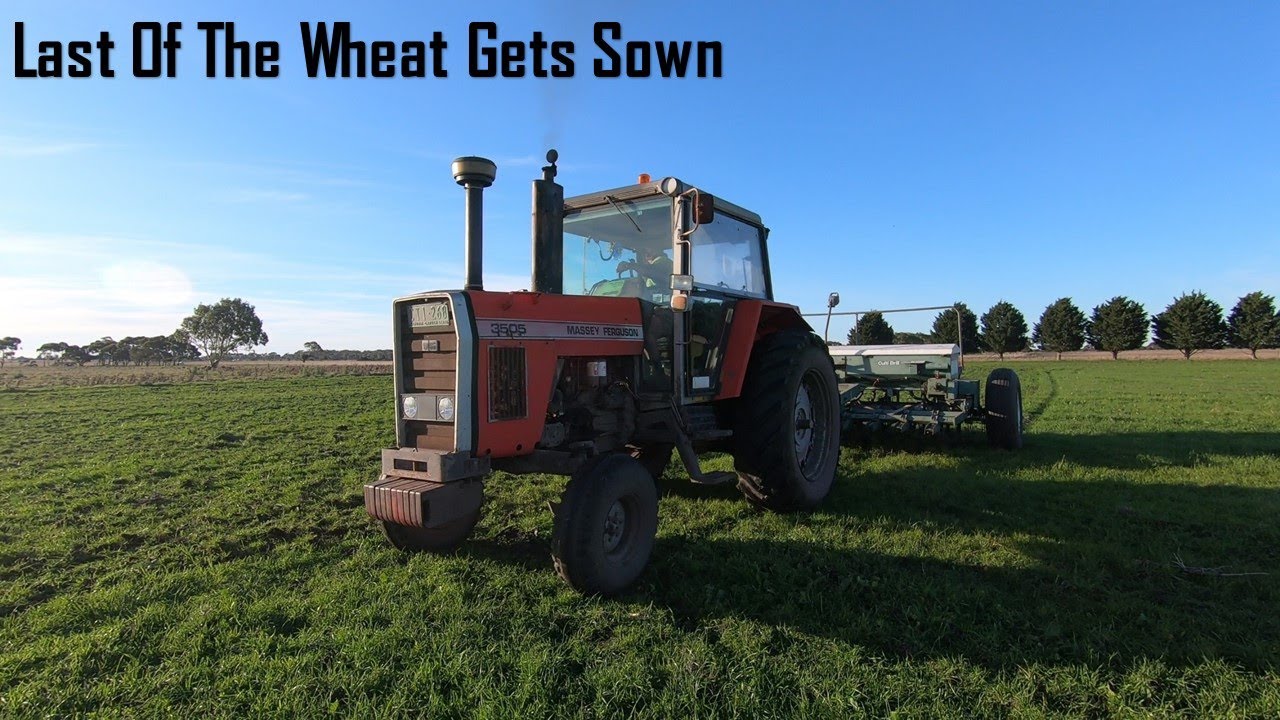 Sowing The Last Of The Wheat For 2020