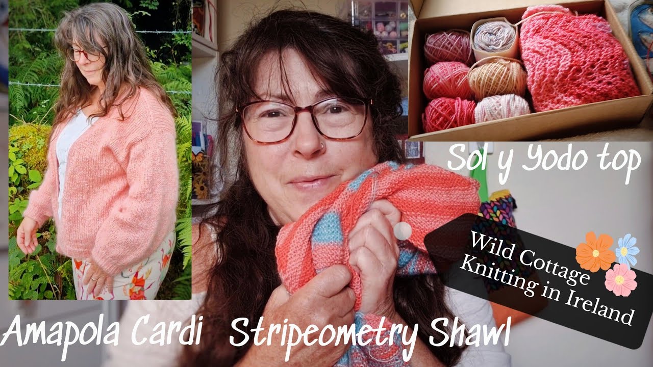 My Knitting Life in Ireland: 3 July Knitting Projects & A Coffee  & Cake in Gort.