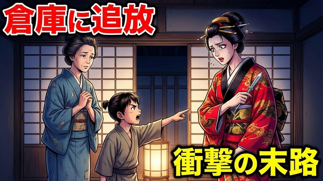 子を産めぬ正妻を倉庫へ追放。側室に全てを奪われた後の大逆転