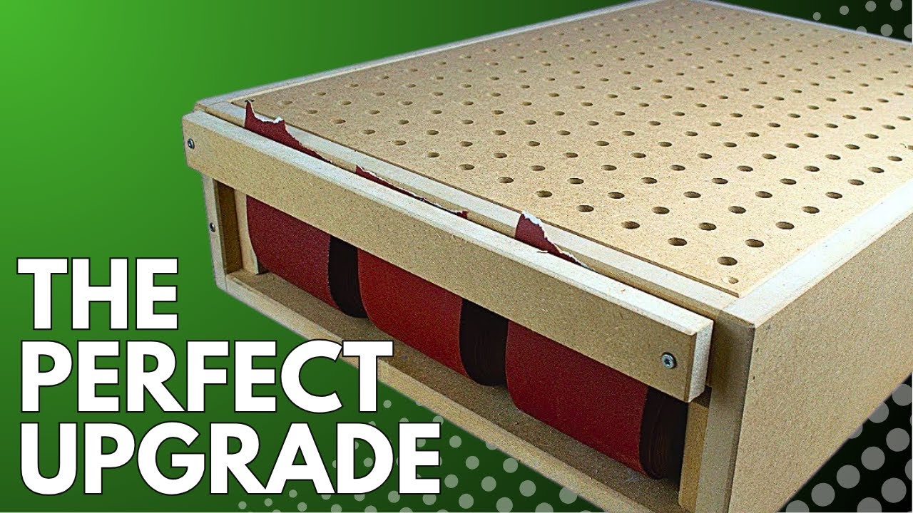 The Ultimate Sanding Table – Dust Collection + Storage!