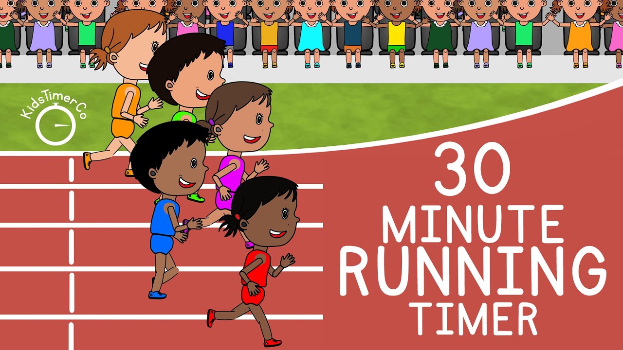 30 Minute Running Timer - Kids Visual Timer