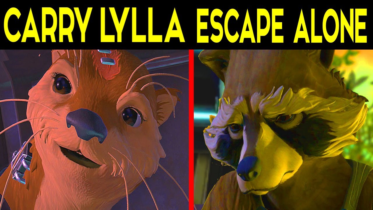 Guardians of the Galaxy Telltale: CARRY LYLLA OUT of LAB / HONOR HER WISH Escape Alone