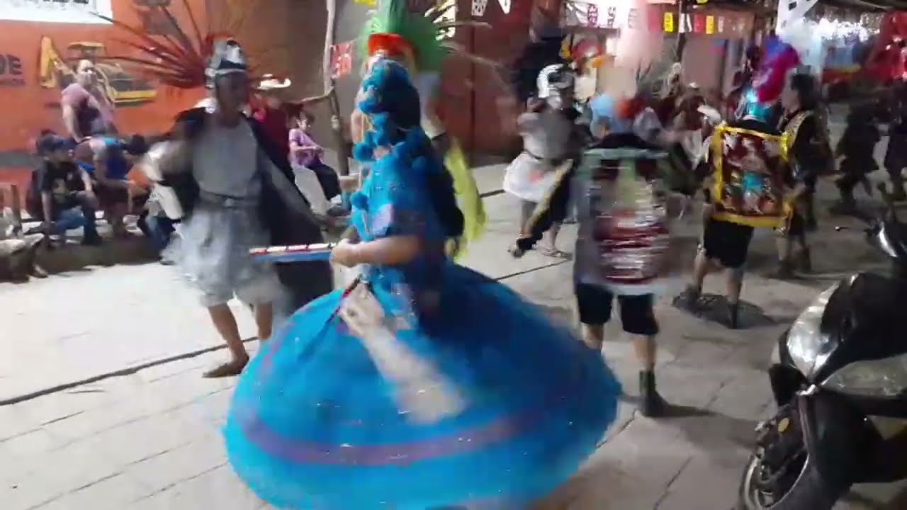 DANZA DE LA CONQUISTA DE COZOYOAPAN DURANTE LOS FESTEJOS A SAN SEBASTIÁN ENERO 2023. Parte 2