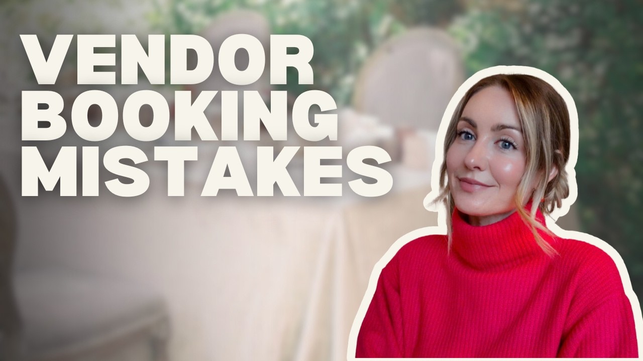 Wedding Vendor Booking Mistakes to Avoid