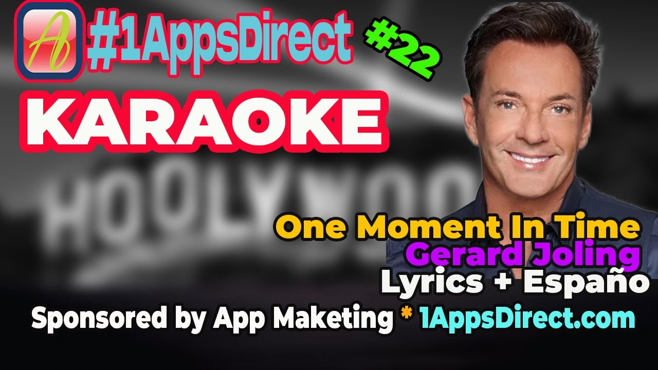 Karaoke + Español Gerard Joling - One Moment In Time Vs IL Tuan Anh #22