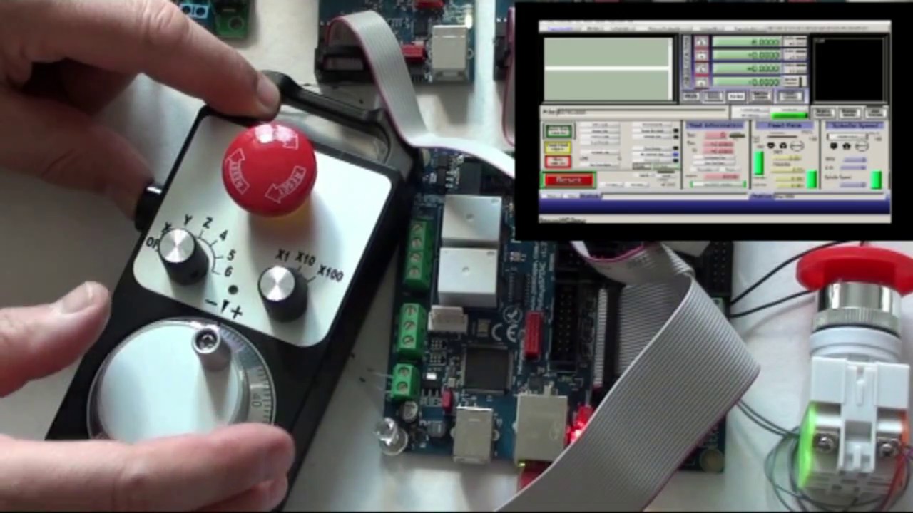 Connection and setup of PoPendant1 with PoKeys57CNC Motion Controller