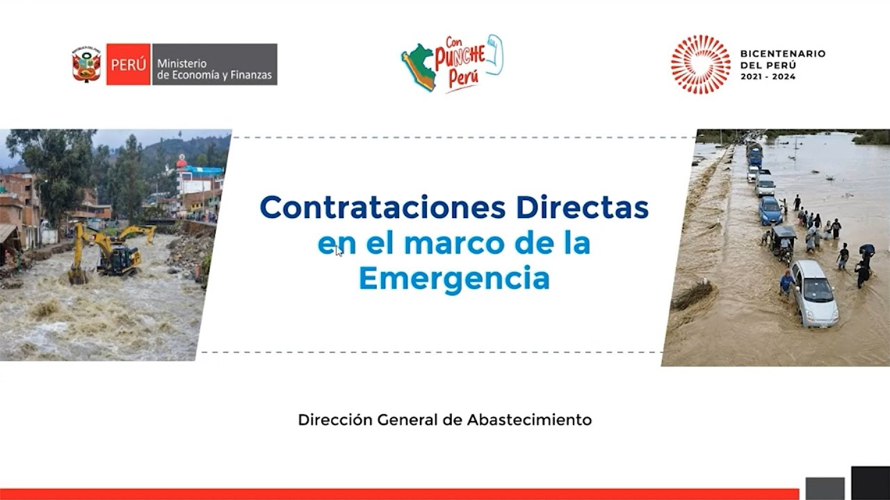 DGA: Contrataciones Directas en el marco de la Emergencia (23-03-2023)