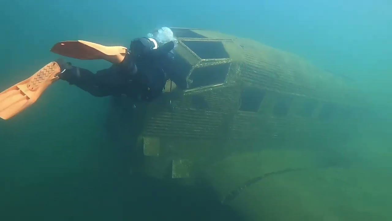 Narvik wreck diving - Junkerflyet i Hartvikvatnet 