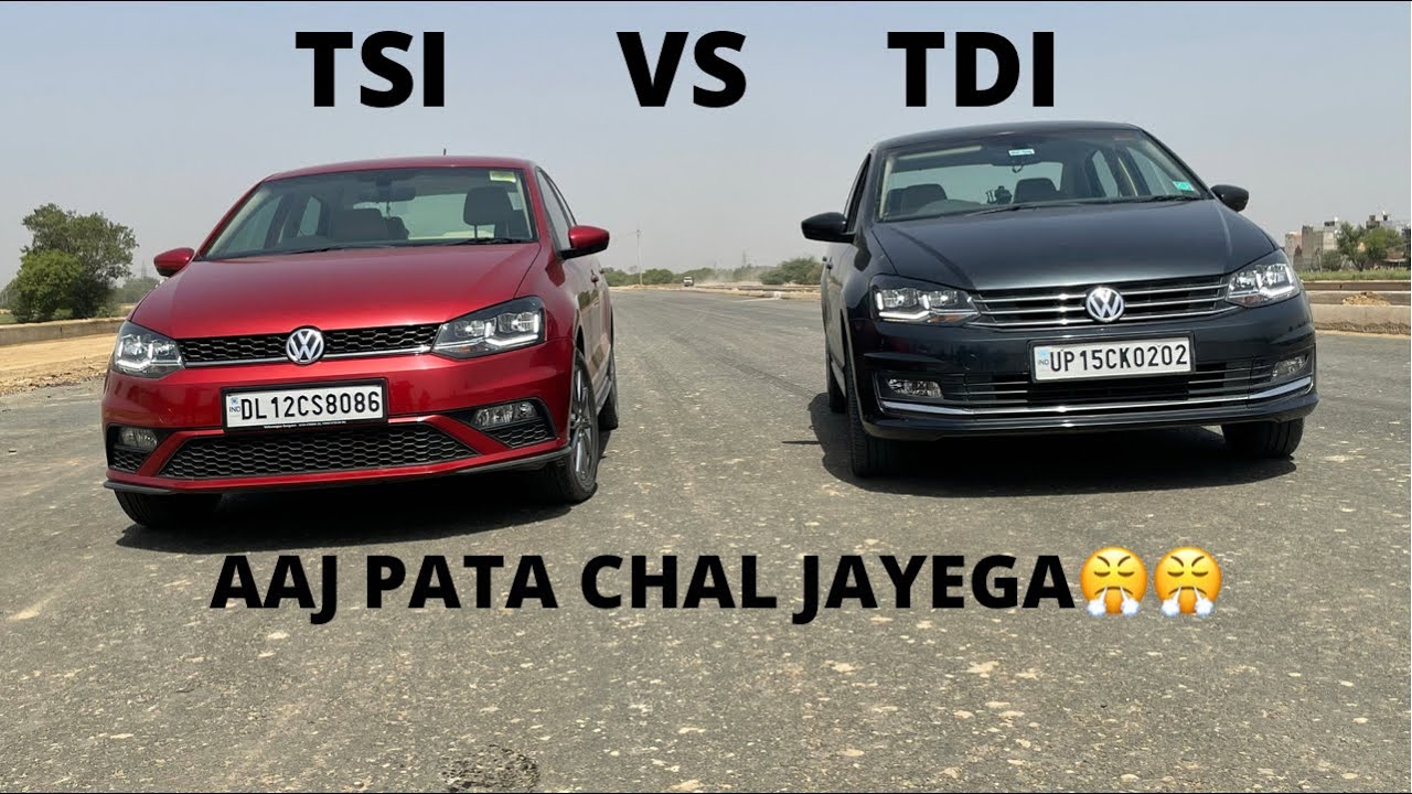 DRAG RACE: VW VENTO TDI vs VW VENTO TSI