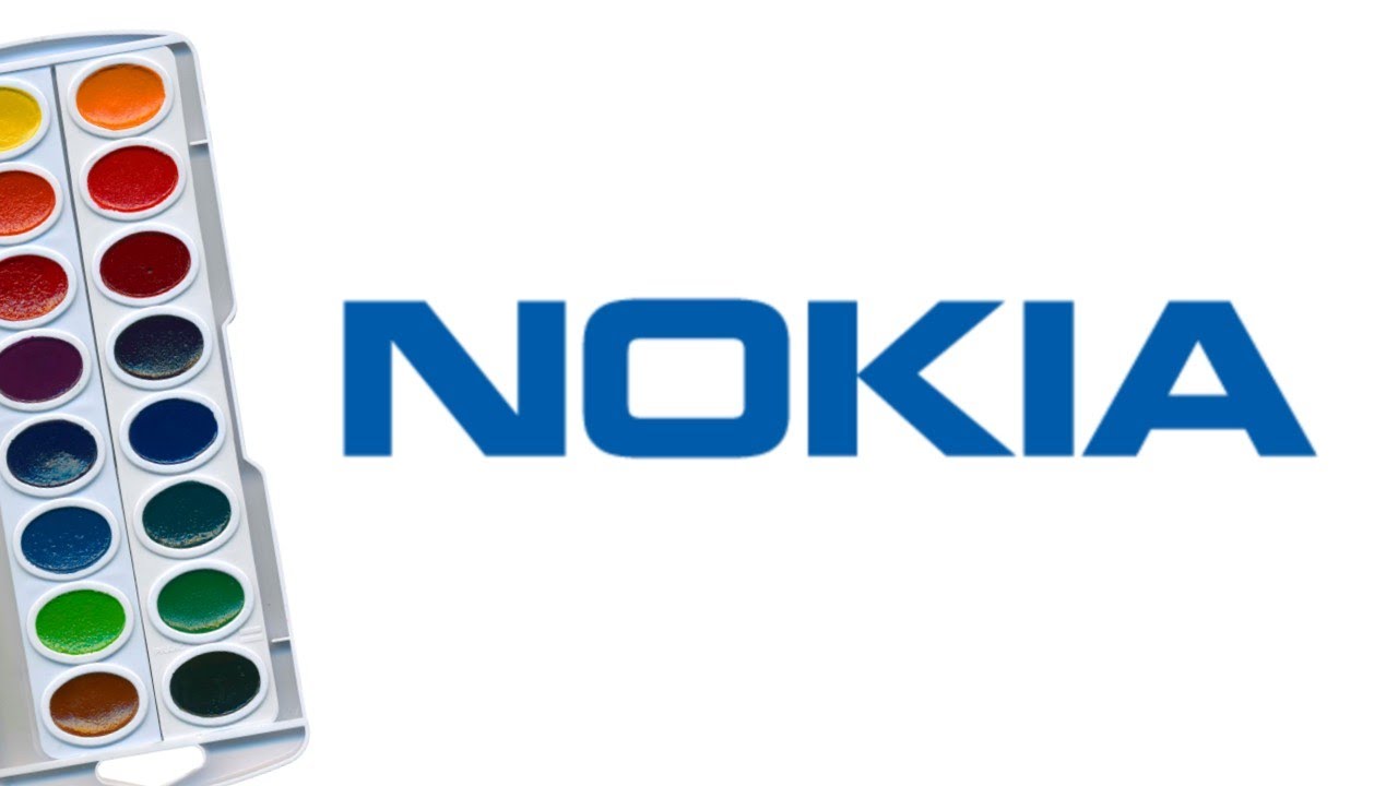 how to draw logo NOKIA || how to draw famous logos