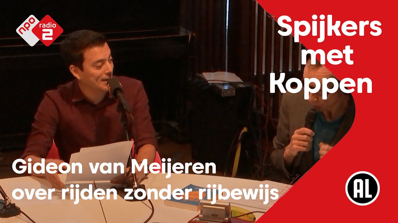 Gideon van Meijeren over rijden zonder rijbewijs | Spijkers met Koppen | NPO Radio 2