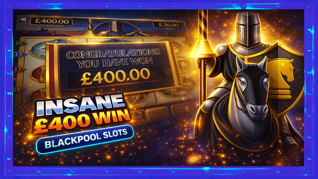UK SLOTS: £400 DROP… Then It Got Even Crazier (Blackpool Slots)