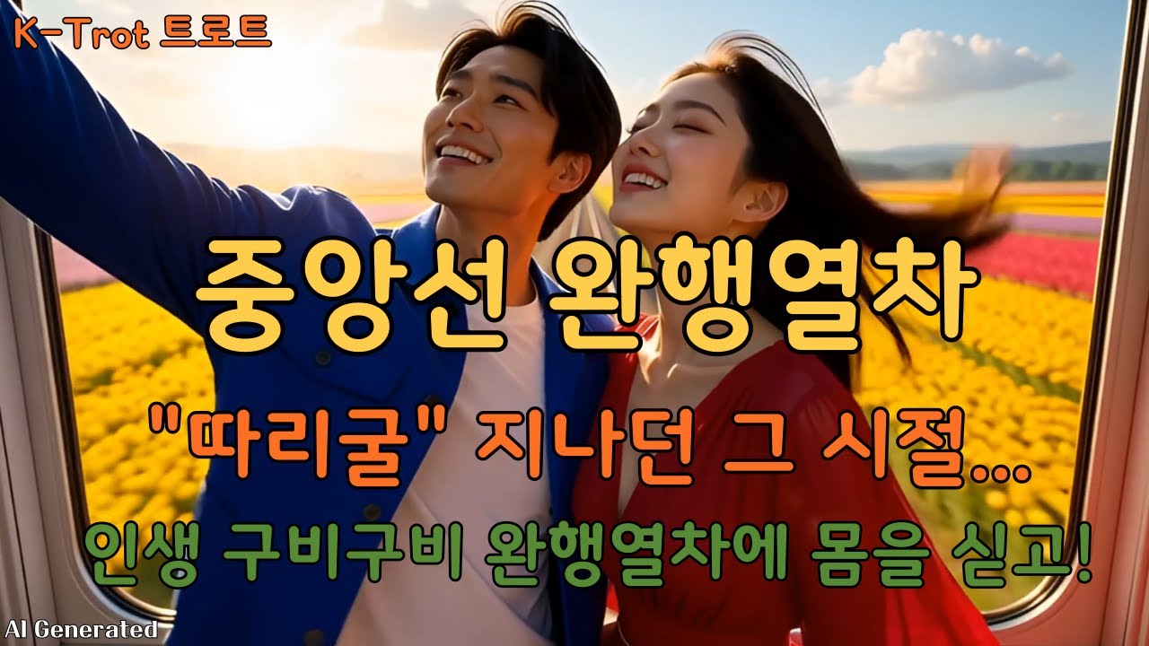 중앙선 완행열차 🎵K-Trot 트로트 🎧[신곡] 중앙선 완행열차 - 그 시절 따리굴을 기억하시나요? 🎈중독성 200% 댄스 트로트 🎬 뮤직비디오 AI 영상제작
