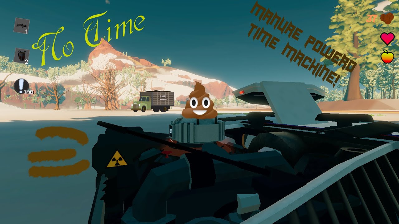 I made a Time Machine that's powered by MANURE! {No Time}