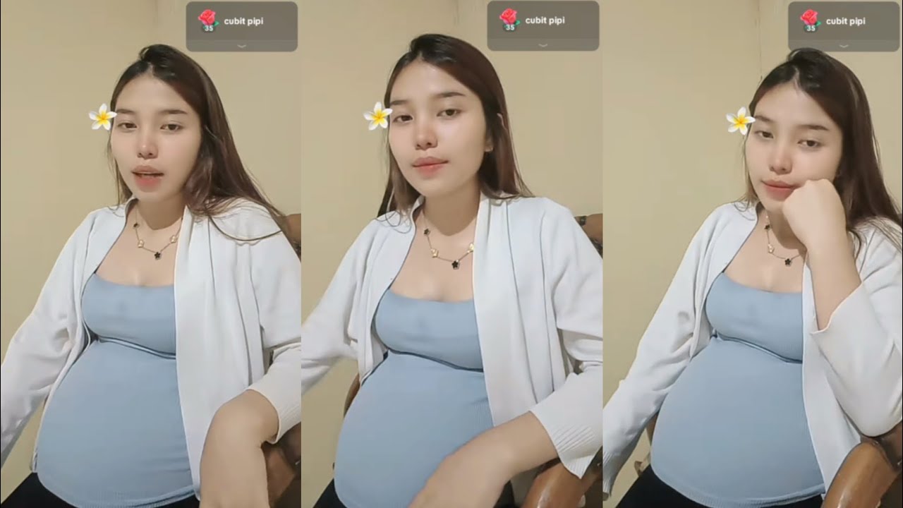 Bunda hamil manis alami bersih baru hamil 7bulan