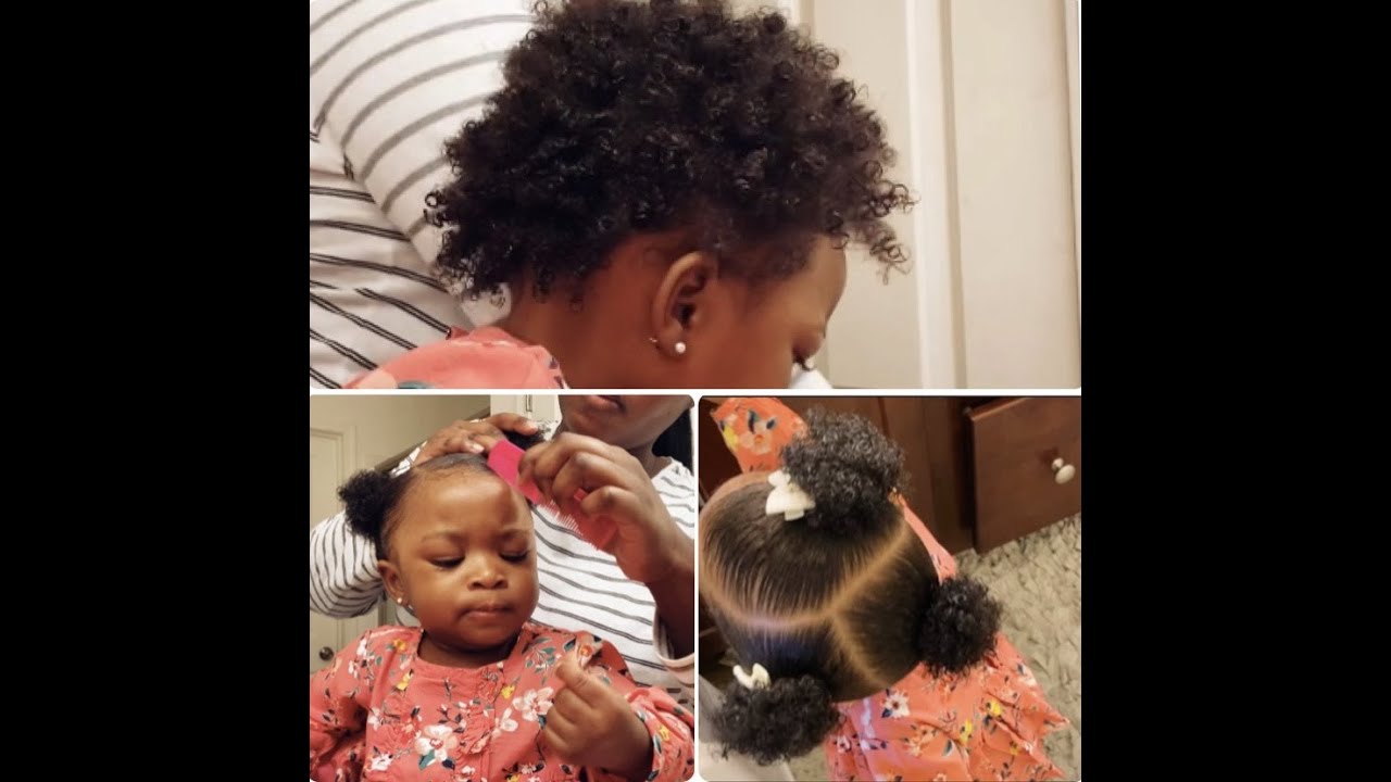 Quick simple hairstyle on 11 month old