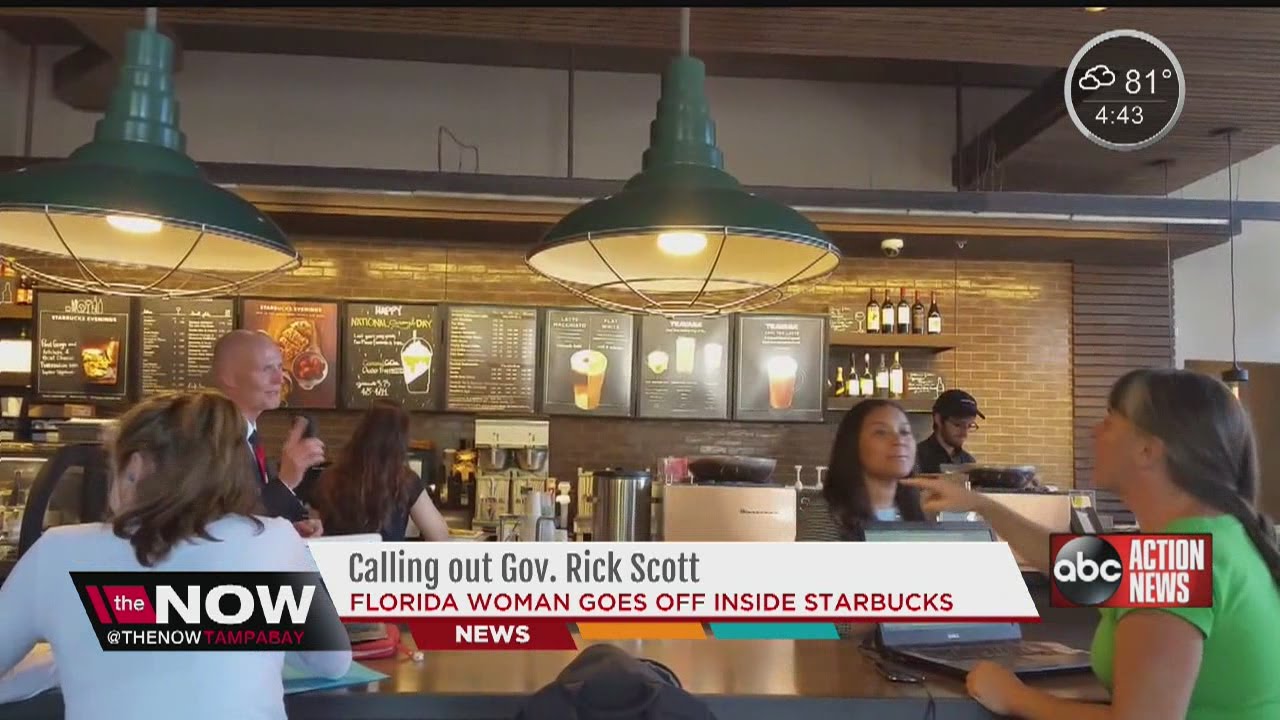 Woman who confronted Gov. Rick Scott in Starbucks tells her story