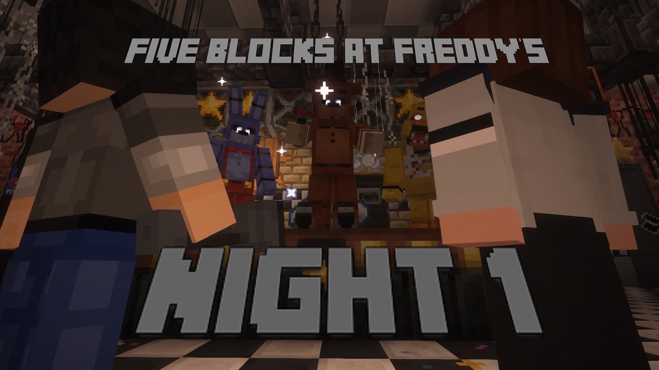 Five Blocks at Freddy's | Night 1 | FNAF Minecraft Roleplay