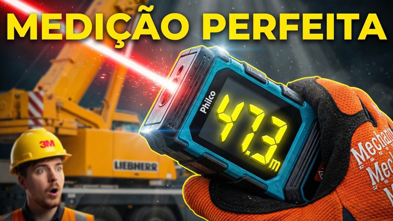 RAIO DE OPERAÇÃO DO GUINDASTE, COMO MEDIR COM PERFEIÇÃO?