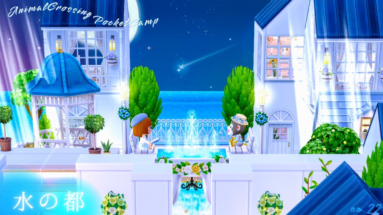 【ポケ森】シェリーちゃんの家具を作ってキャンプ場レイアウト！‪𓋪◌🌊『水の都』🌊◌𓋪