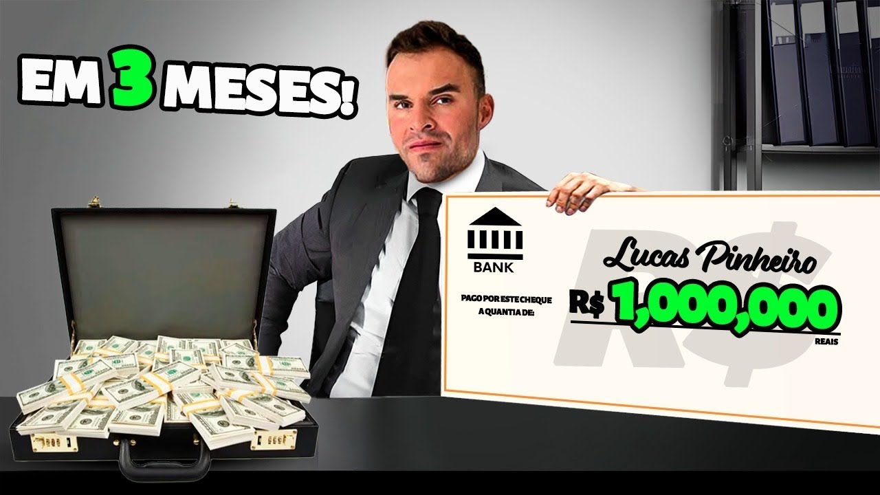 3 Meses Para Fazer UM MILHÃO de Reais!! (Experimento Financeiro REAL)