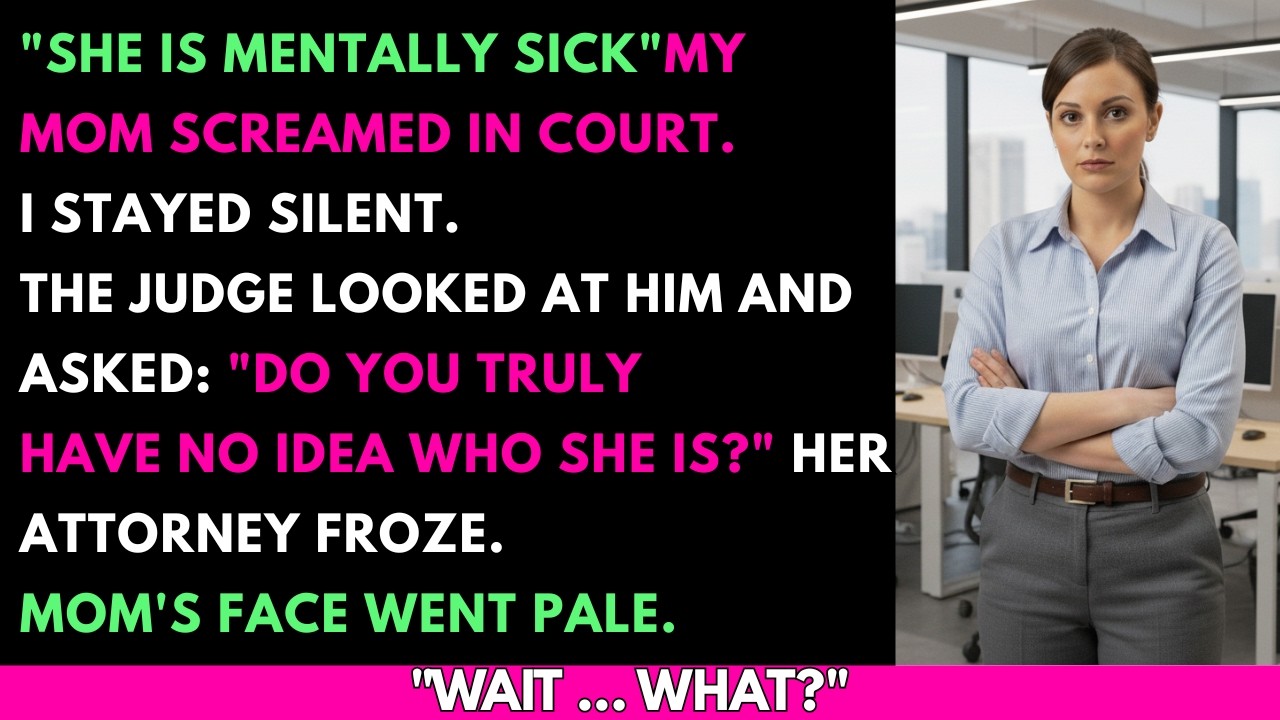 My Mother Screamed in Court That I Was Insane — Until the Judge Asked One Question