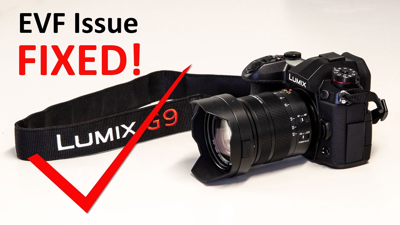 Panasonic Lumix G9: Fixing a common issue with the electronic viewfinder (EVF)