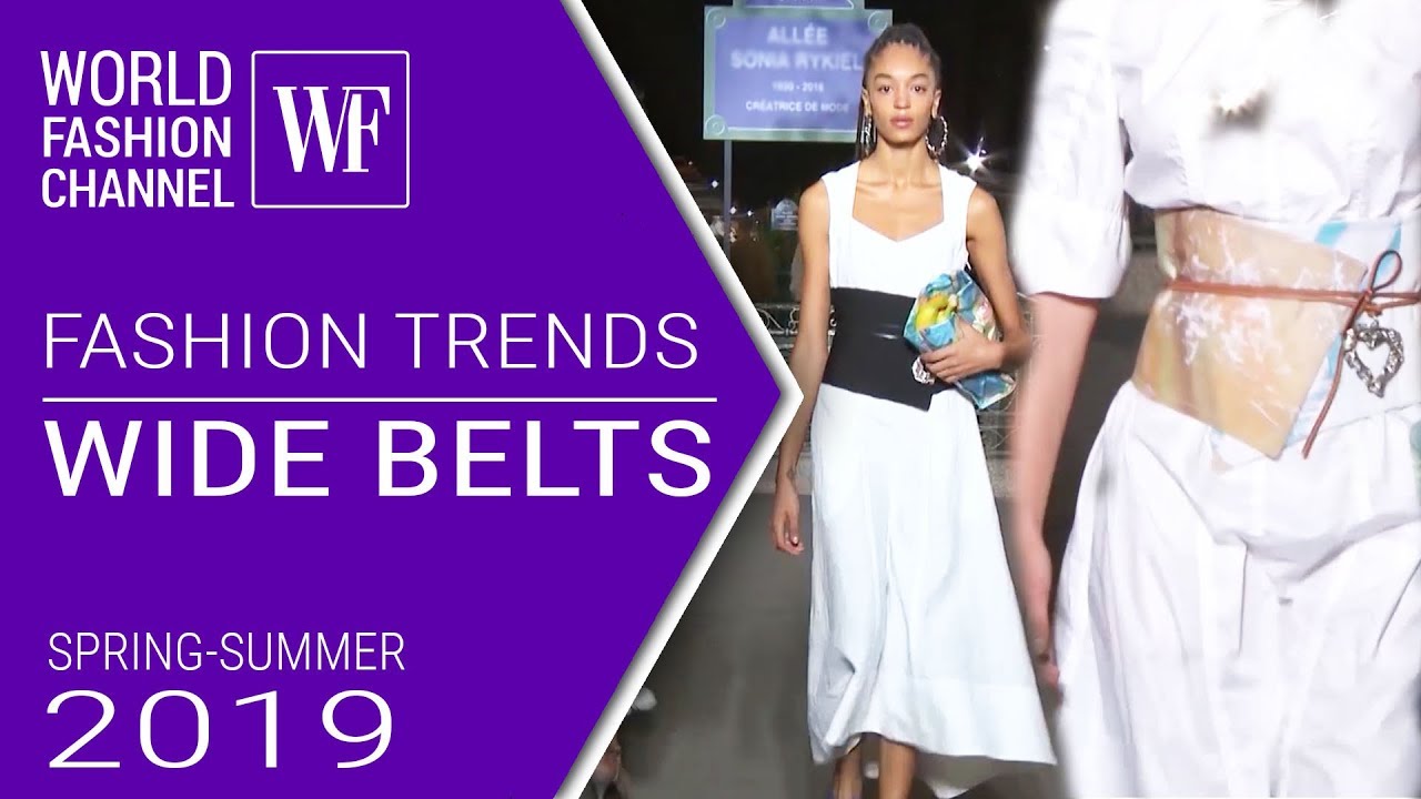 Wide belts | Spring-summer 2019 fashion trends