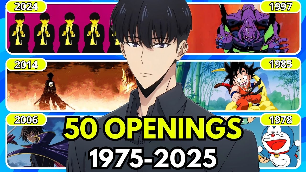 ANIME OPENING QUIZ🔥 - GUESS ONE OPENING FROM EVERY YEAR [2025-1975]
