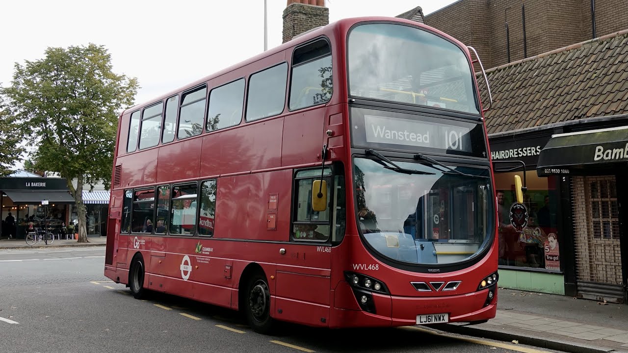 London Bus Route 101 - Gallions Reach to Wanstead - Subtitles - Ron F!