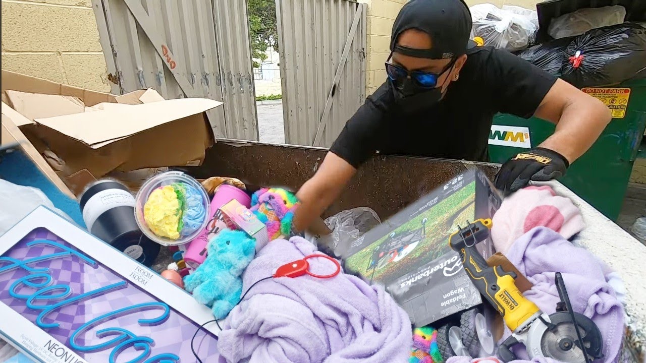 🇺🇸😱los GRINGOS tiran TODAS  estas COSAS En ESTADOS UNIDOS #loquetiranenusa #dumpsterdiving
