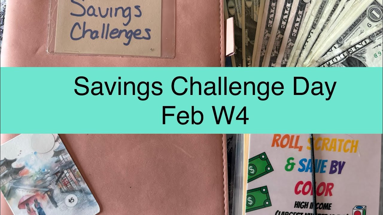 Savings Challenge Day l Budgeting l $100 l Feb W4
