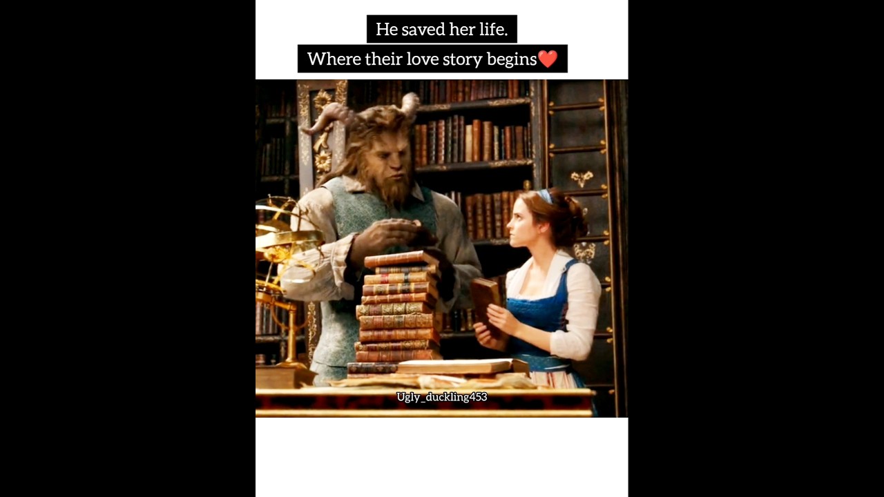 Where their love story begins❤️|Beauty and the Beast|shorts