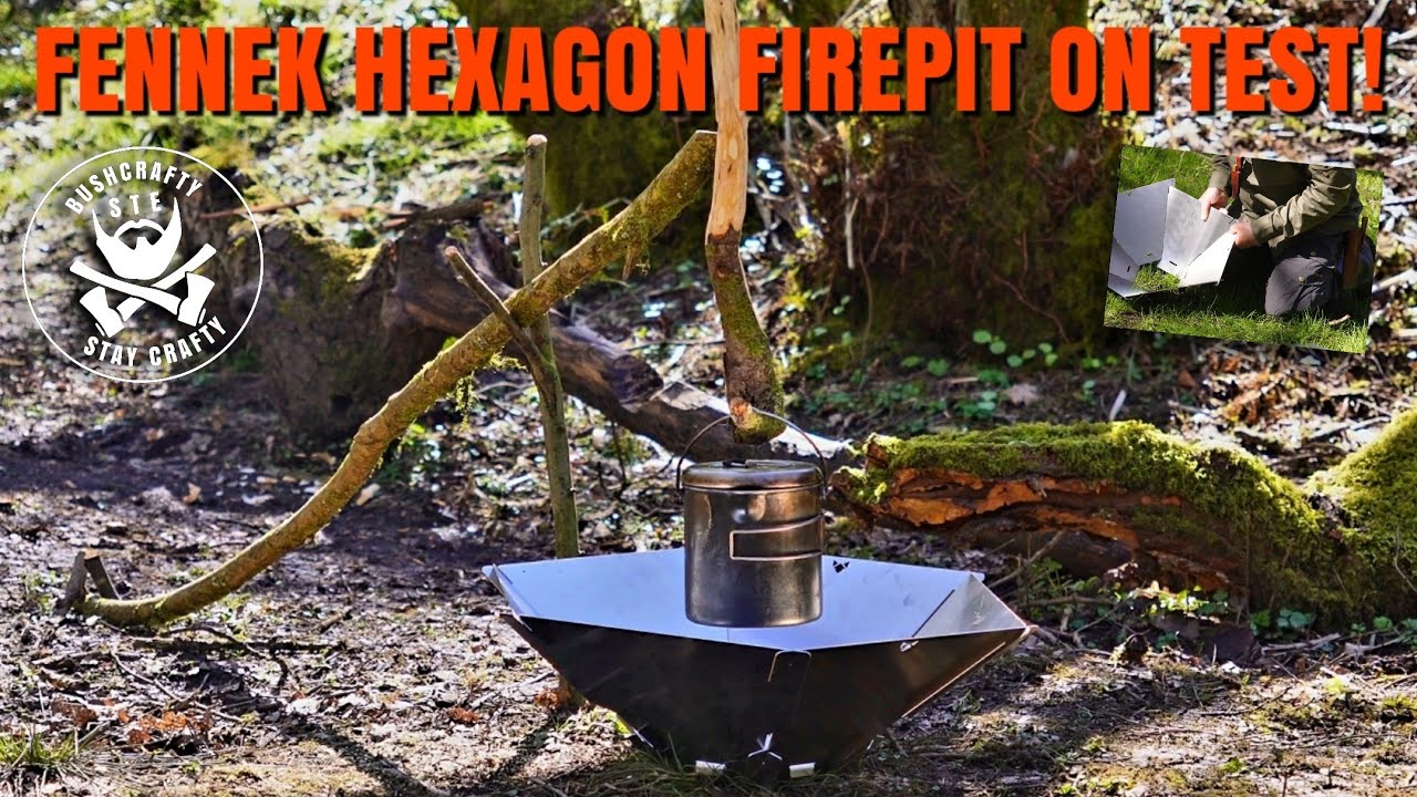 ON TEST! FENNEK HEXAGON FLAT PACK PORTABLE FIREPIT.