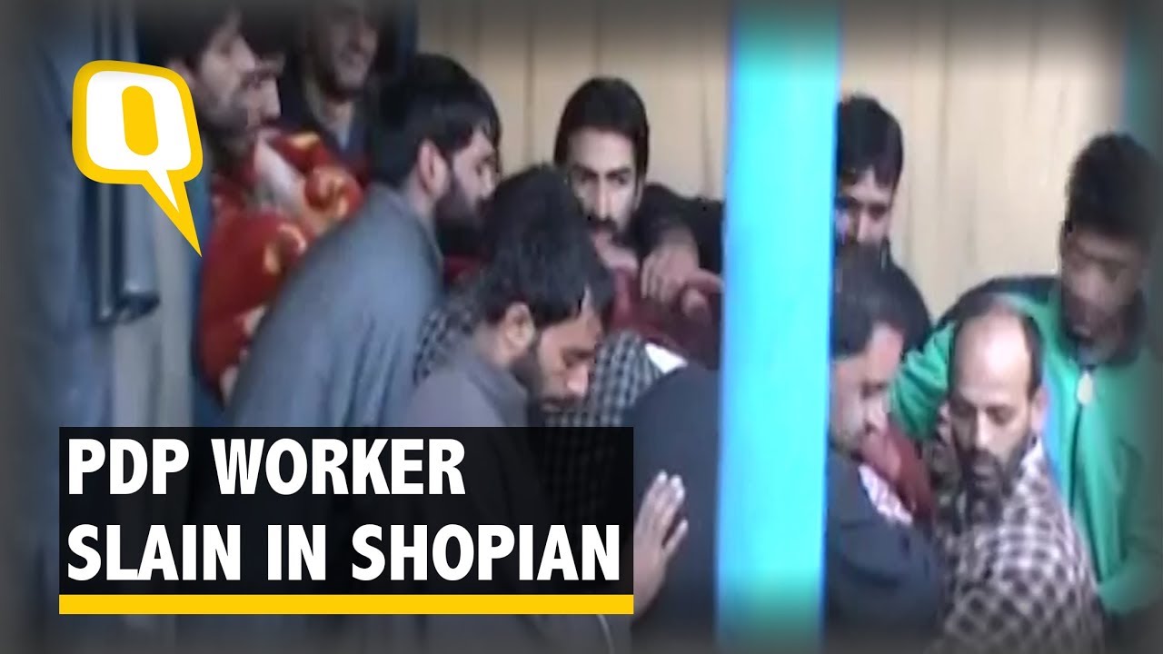 PDP Worker Slain by 3 Militants in Shopian, One Attacker Killed | The Quint